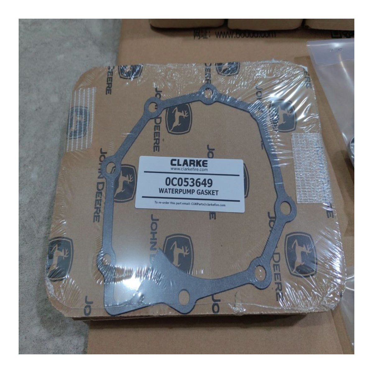 Clarke Fire Protection – Gasket, Water Pump, Ju