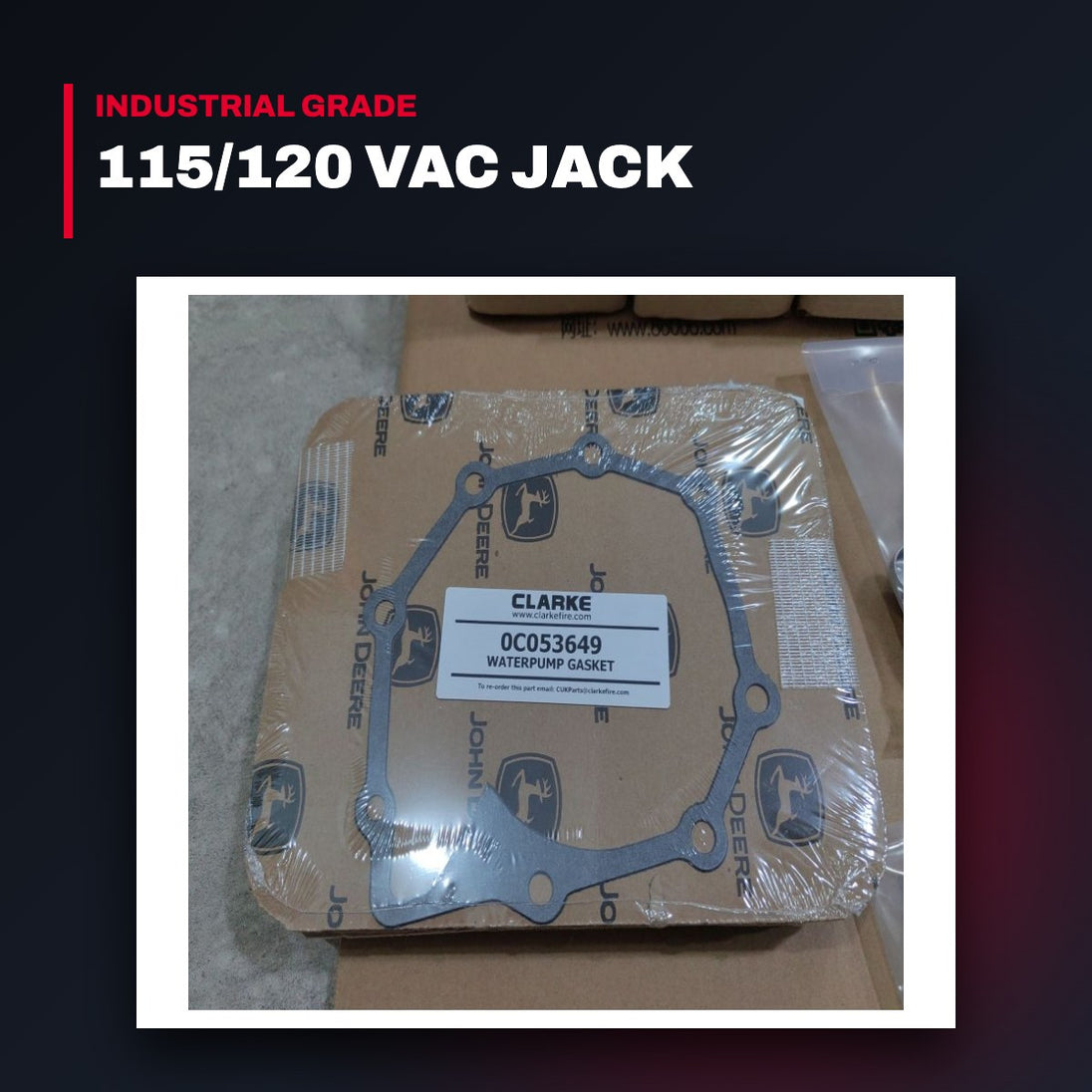 Clarke Fire Protection – Gasket, Water Pump, Ju