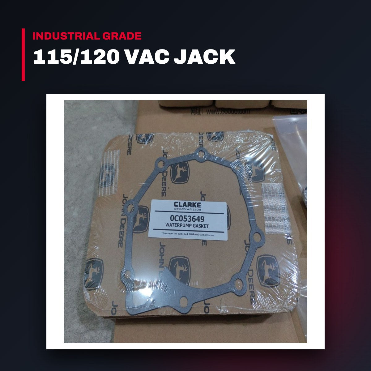 Clarke Fire Protection – Gasket, Water Pump, Ju