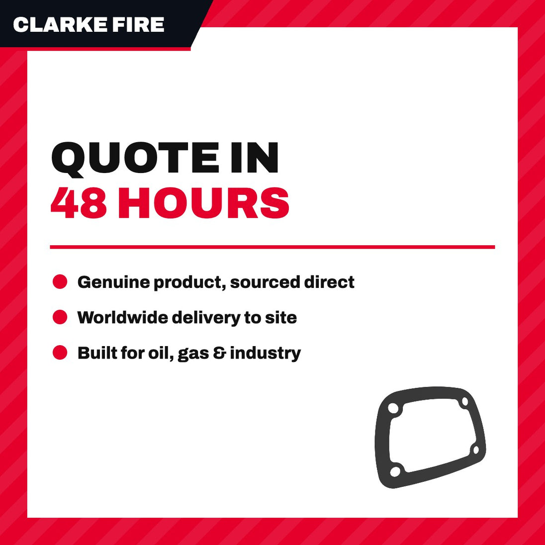Clarke Fire Protection – Rocker Cover Gasket