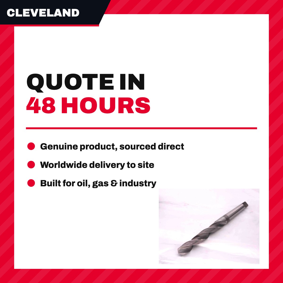 Cleveland 2001 – Bit Twist Drill – Size No 1, 5.8 Mm (0.228 In)