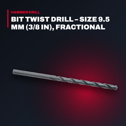 Cleveland 2510 – Bit Twist Drill – Size 9.5 Mm (3/8 In), Fractional