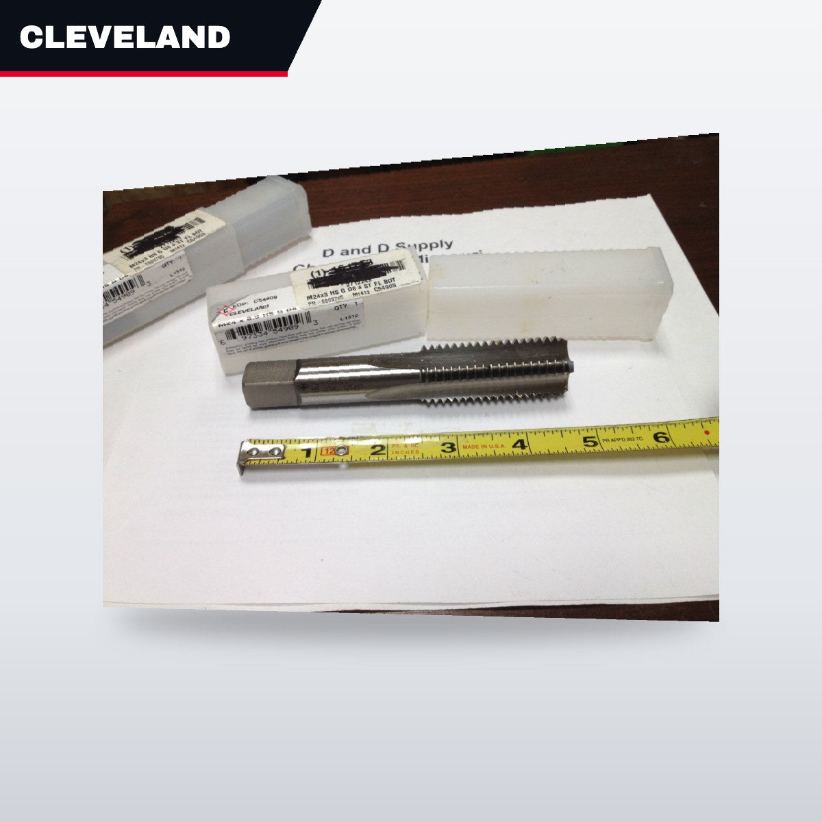 Cleveland C54909 – Tap Hand – Machine Screw Type, Ground