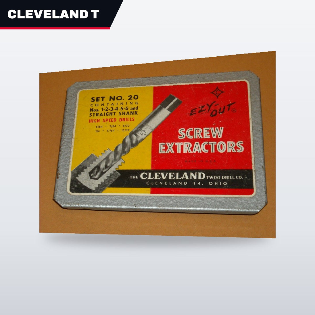 Cleveland – Screw Extractor Fastener, Round Shank