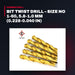 Cleveland Twist Drill Division Us 460-84 C00934 – Bit Twist Drill – Size No 1-60, 5.8-1.0 Mm (0.228-0.040 In)