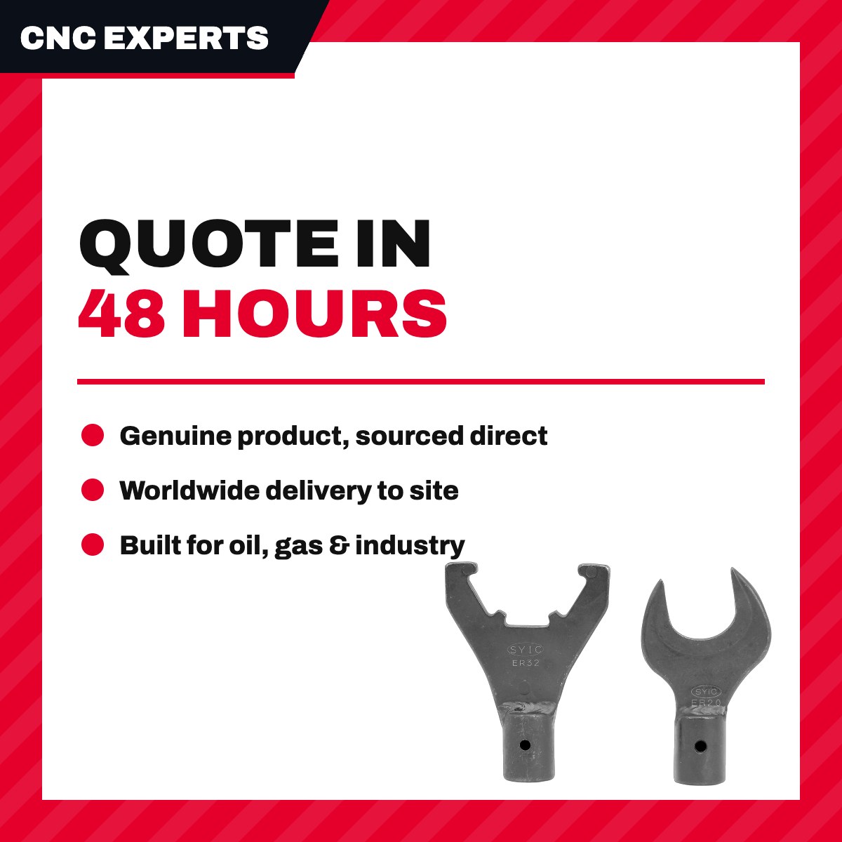 CNC Experts SE04588-R – Collet Key For Er32