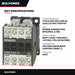 Contactor Motor – 3 Pole, 400 Vac Line