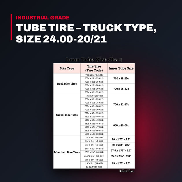 Continental Contitech USA 101333 – Tube Tire – Truck Type, Size 24.00-20/21