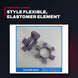 Coupling Shaft – Style Flexible, Elastomer Element