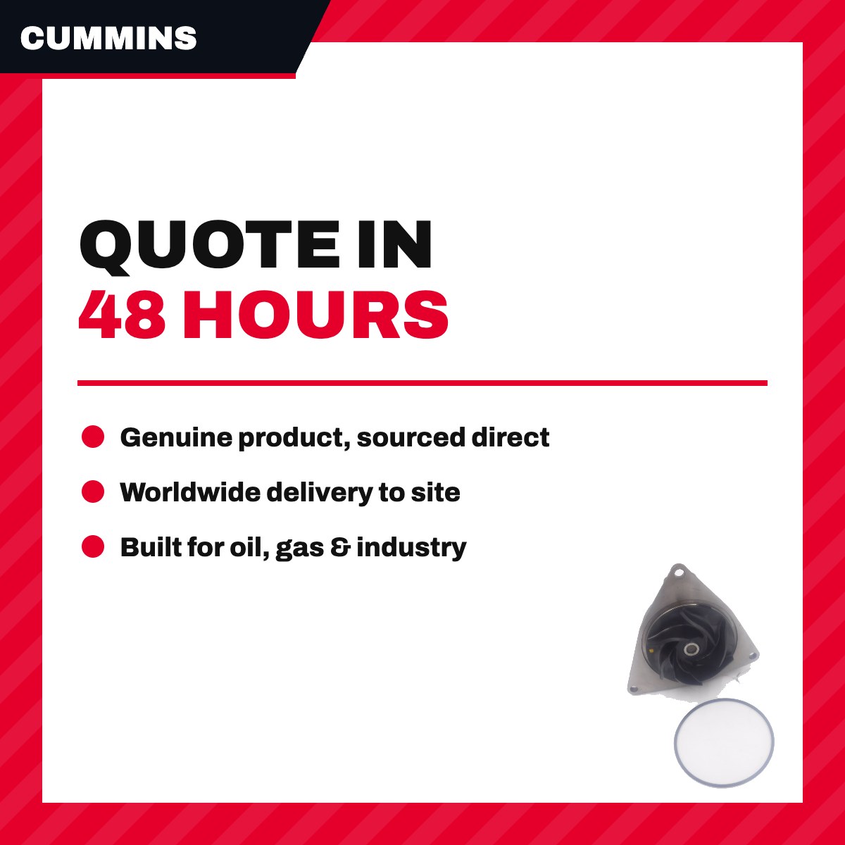 Cummins 5291444 – Pump – Water Type