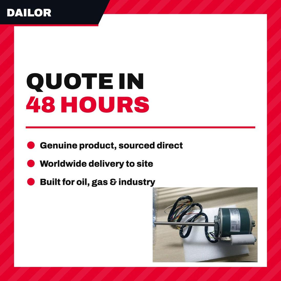 Dailor LNQ-C1 – Air Condition Fan Coil Motor