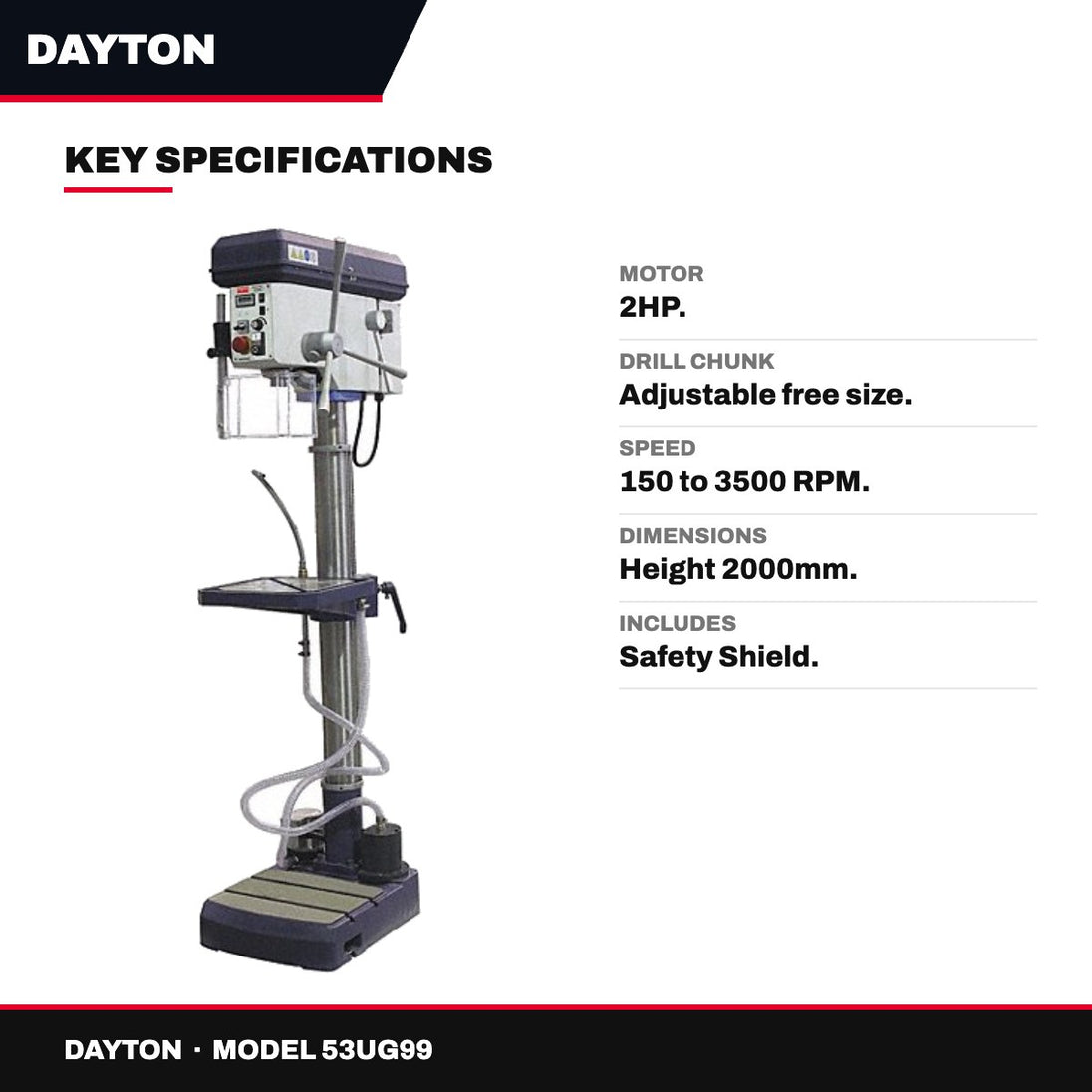 Dayton 53UG99 – Drill Press