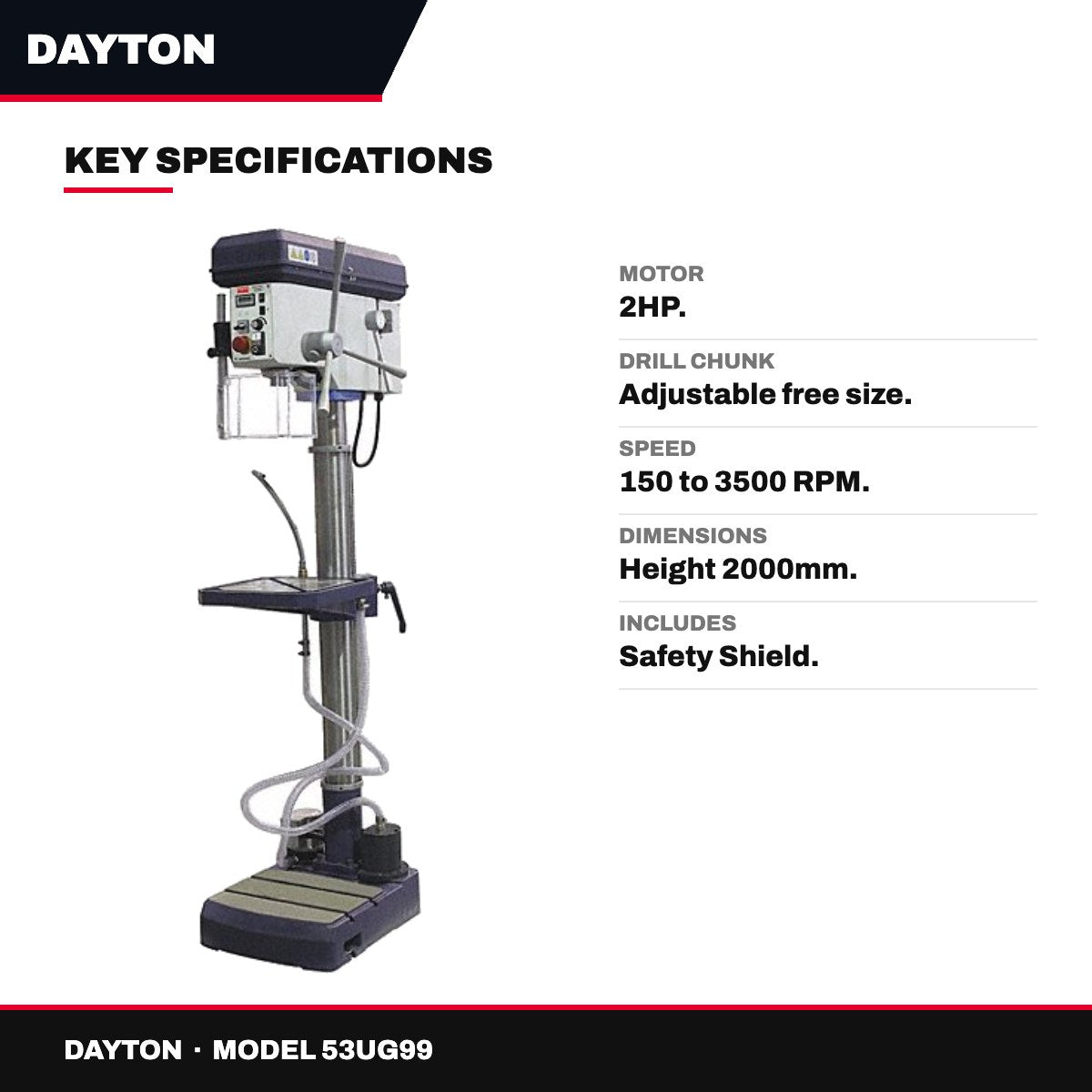 Dayton 53UG99 – Drill Press