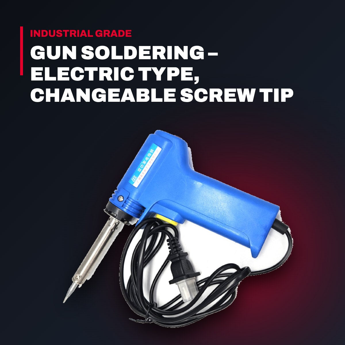 Den On Instruments – Electric Gun Soldering, Changeable Screw Tip