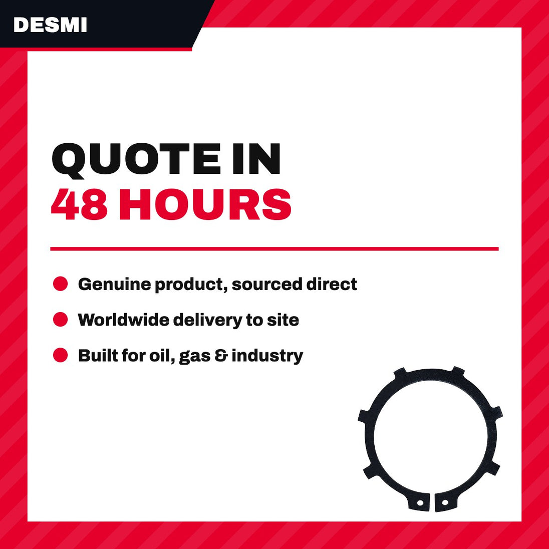 Desmi 703111 – Washer – Uk 50X2.0 Din 983 Nps