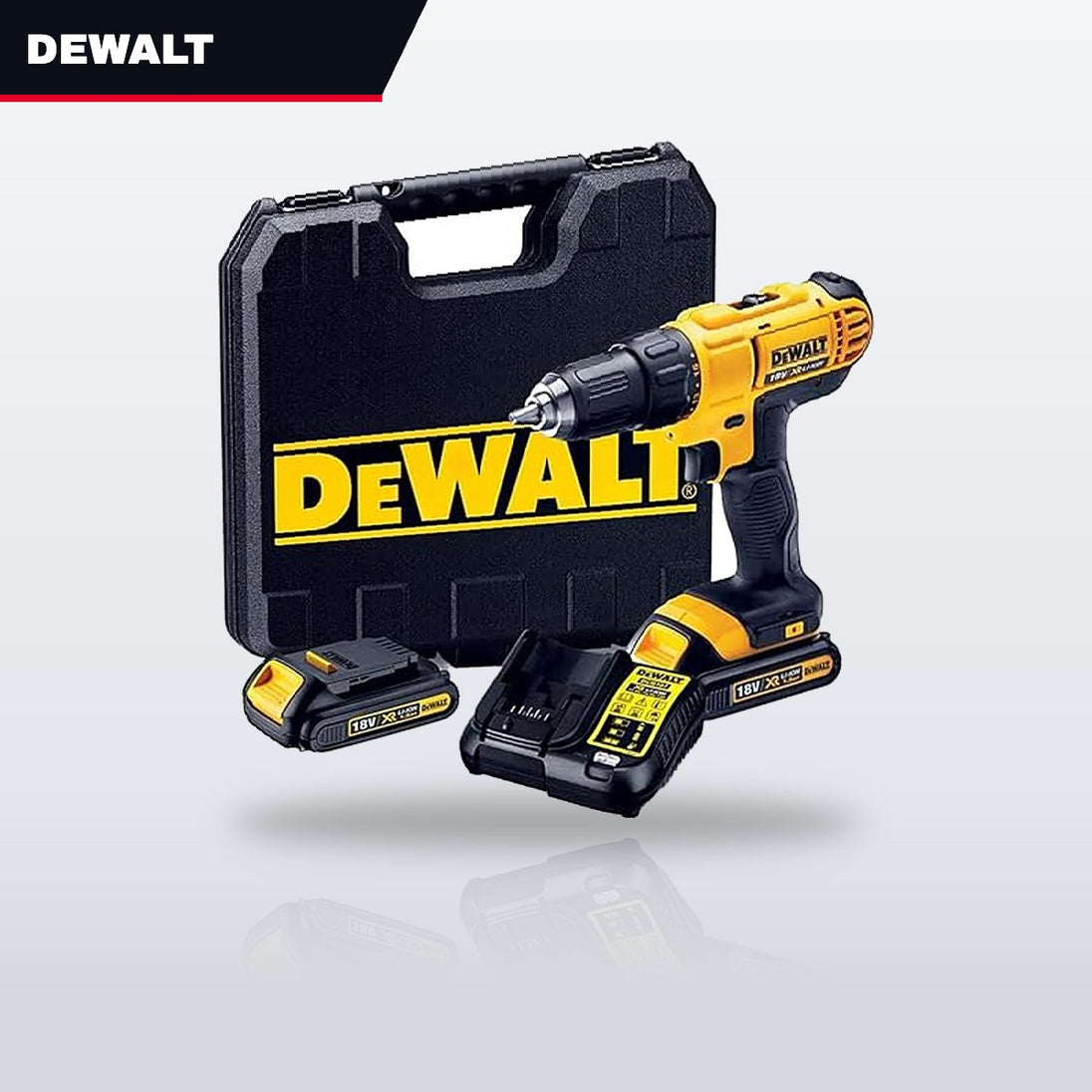 DeWalt 18V Compact Cordless Hammer Drill Driver 13 mm