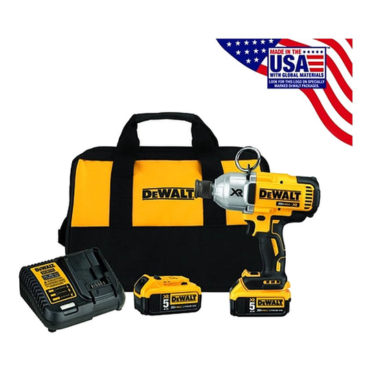 DeWalt 20V Brushless 7/16" Hex Impact Wrench Kit with Accessories