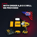 DeWalt 20V Brushless 7/16" Hex Impact Wrench Kit with Accessories