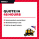 DeWalt 20V Brushless 7/16" Hex Impact Wrench Kit with Accessories