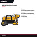 DeWalt 20V MAX XR 1/2" Mid-Range Impact Wrench Kit with Hog Ring Anvil, 2 Batteries