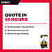 DeWalt 20V MAX XR 4-1/2" Paddle Switch Angle Grinder Kit, 3 Batteries (6.0Ah, 5.0Ah, 4.0Ah)