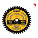 DeWalt Tungsten Carbide Circular Saw Blade 6-1/2", 40 Teeth