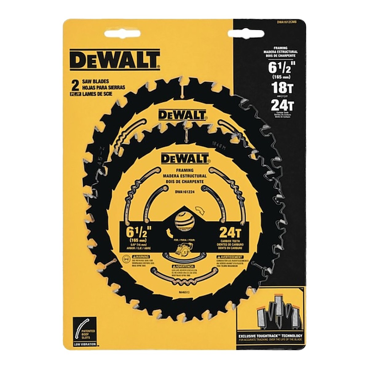 DeWalt Tungsten Carbide Circular Saw Blade 6-1/2", 40 Teeth