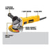DeWalt Corded Angle Grinder 4-1/2", 12,000 RPM