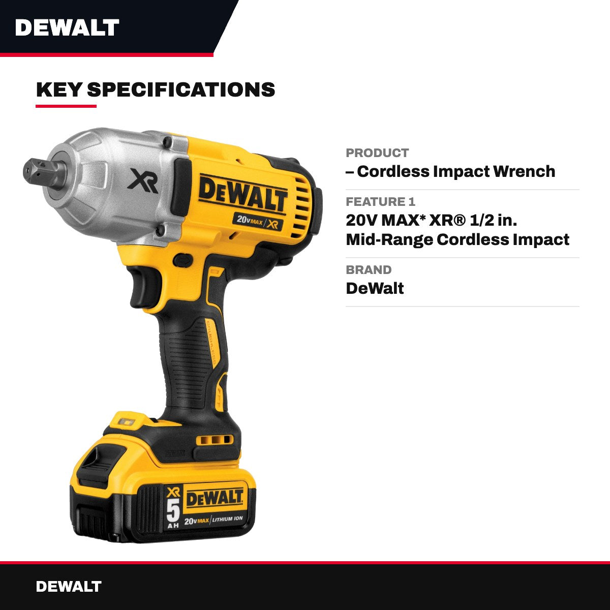 DeWalt – Cordless Impact Wrench