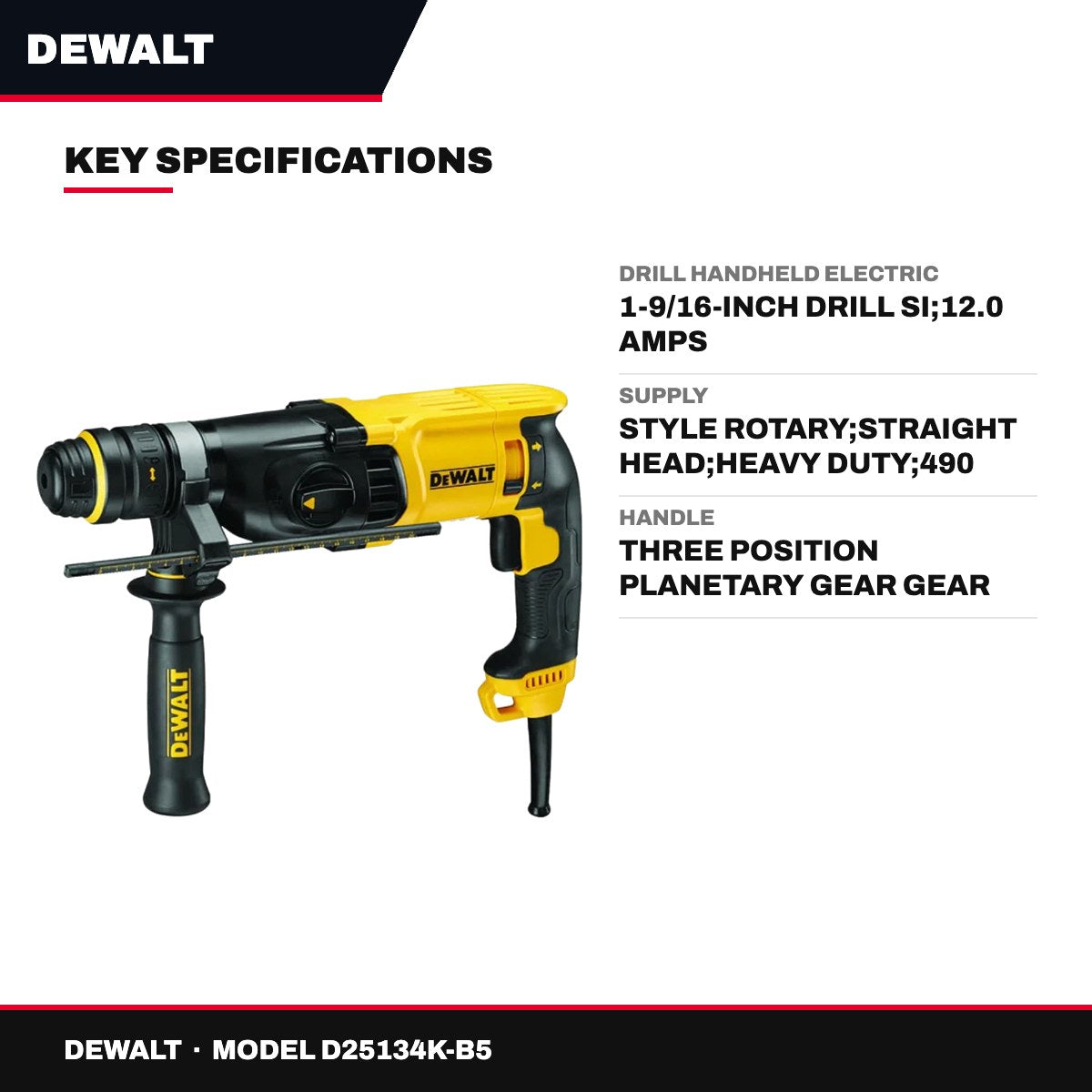 DeWalt D25134K-B5 – Drill