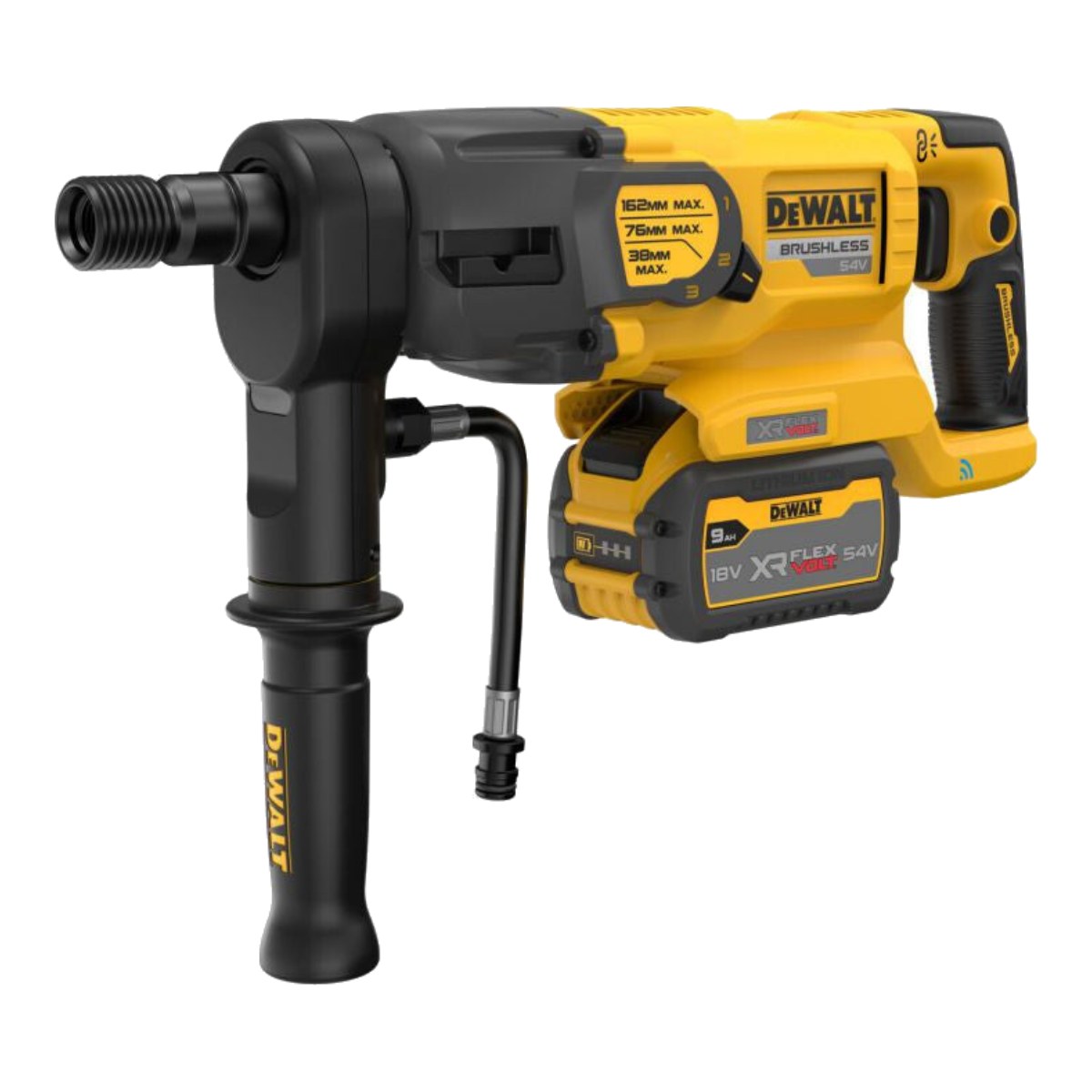 DeWalt DCD150X2-GB – 220V Drill Brushless Diamond Core Drill From Its Delivers Corded Performance Levels In A Cordless Body With A