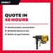 DeWalt DCD150X2-GB – 220V Drill Brushless Diamond Core Drill From Its Delivers Corded Performance Levels In A Cordless Body With A