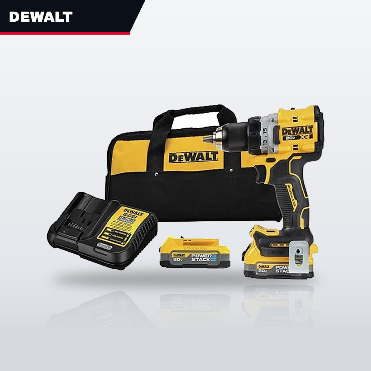 DeWalt DCD800E2 – 20V MAX XR Cordless Drill Driver Kit 1/2"
