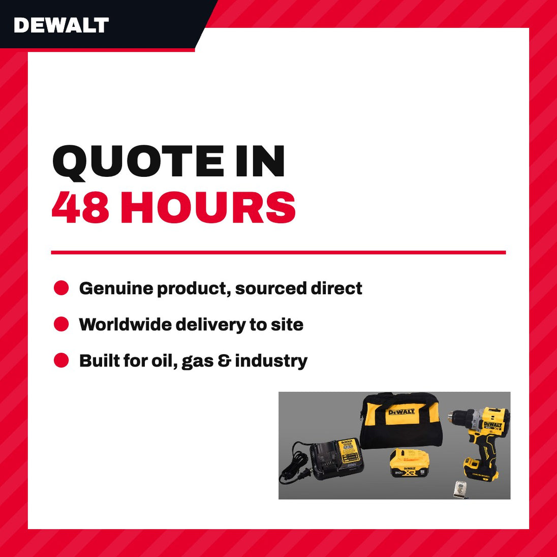 DeWalt DCD800P1 – Drill Machine - Cordless