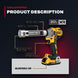 DeWalt DCE151TD1 – 20V MAX XR Cordless Cable Stripper Kit