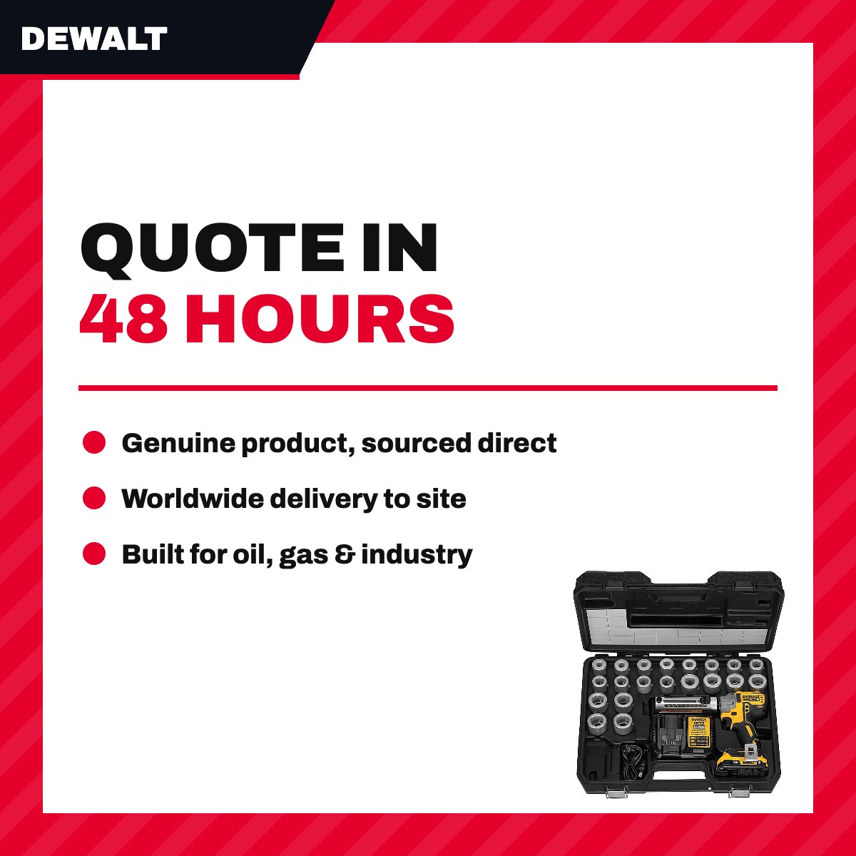 DeWalt DCE151TD1 – 20V MAX XR Cordless Cable Stripper Kit