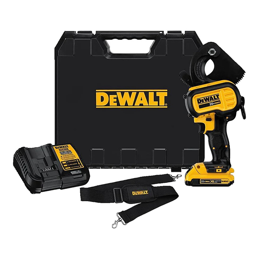 DeWalt DCE350M2 – 20V MAX Dieless Cable Crimping Tool Kit