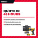 DeWalt DCE530 – 18V XR Cordless Heat Gun Kit