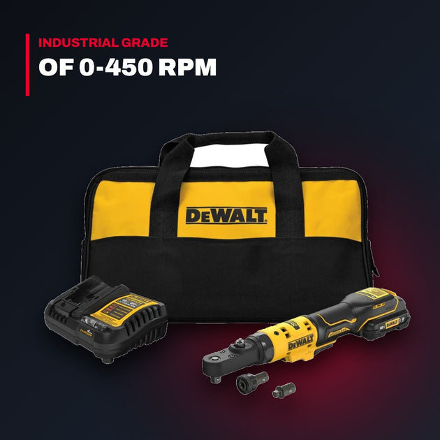 DeWalt DCF500GG1 – 12V MAX Brushless 3/8" & 1/4" Sealed Head Ratchet Kit