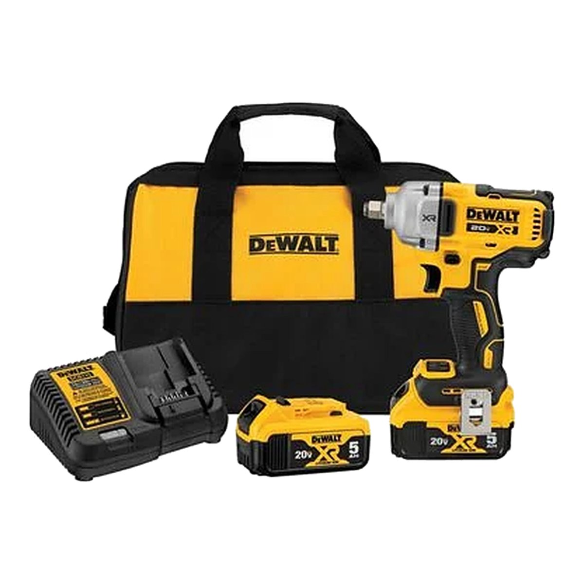 DeWalt DCF891P2 – 20V MAX XR 1/2" Mid-Range Impact Wrench Kit with Hog Ring Anvil