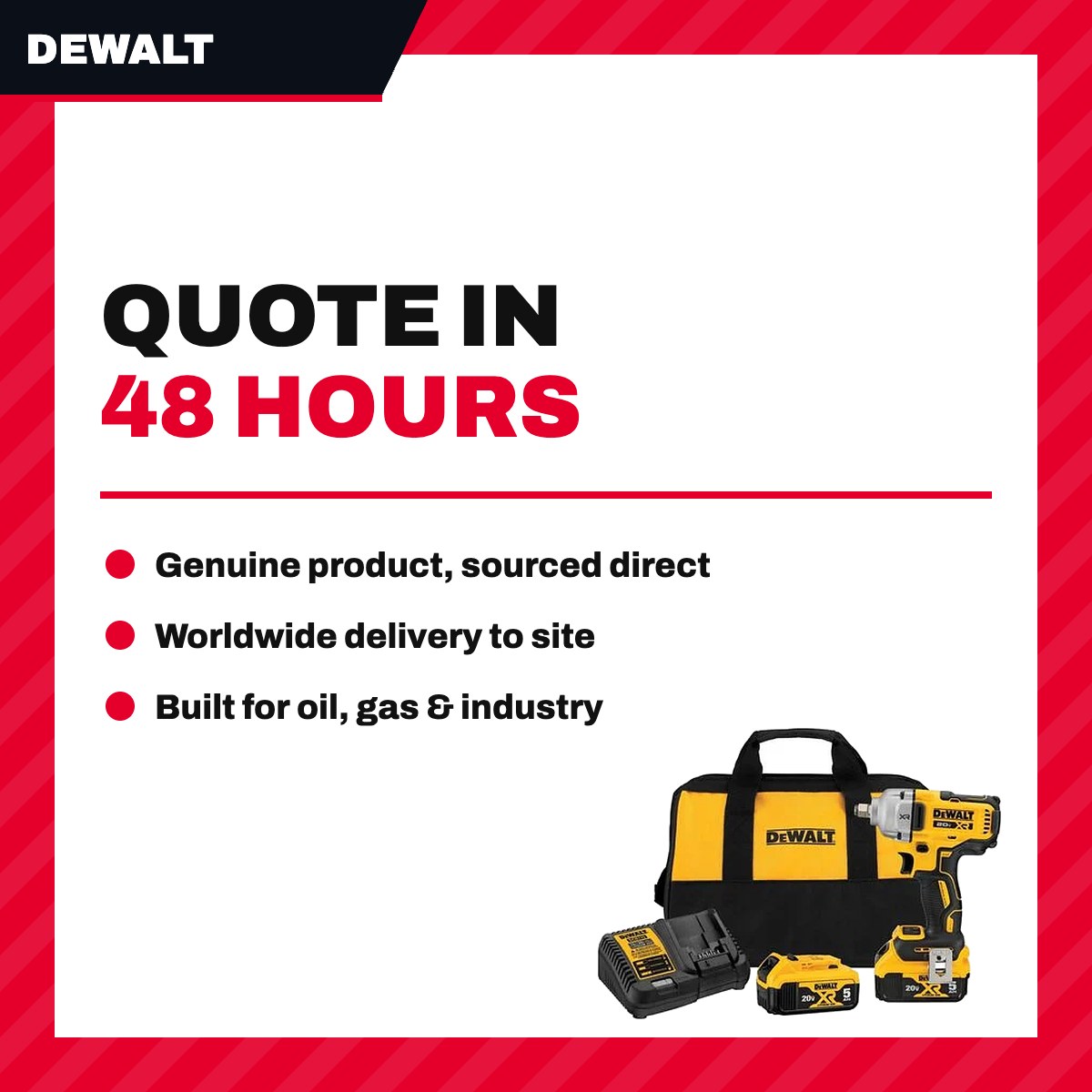 DeWalt DCF891P2 – 20V MAX XR 1/2" Mid-Range Impact Wrench Kit with Hog Ring Anvil