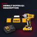 DeWalt DCF891Q1 – 20V MAX XR 1/2" Mid-Range Impact Wrench Kit with Hog Ring Anvil, 1 Battery