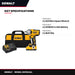DeWalt DCF891Q1 – 20V MAX XR 1/2" Mid-Range Impact Wrench Kit with Hog Ring Anvil, 1 Battery