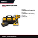 DeWalt DCF891Q1 – 20V MAX XR 1/2" Mid-Range Impact Wrench Kit with Hog Ring Anvil, 1 Battery
