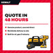 DeWalt DCF891Q1 – 20V MAX XR 1/2" Mid-Range Impact Wrench Kit with Hog Ring Anvil, 1 Battery