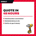 DeWalt DCF900P1 – Portable Impact Wrench 20V Max* Xr 1/2 In Mid Range Cordless Impact High Turque Wrench With Detent