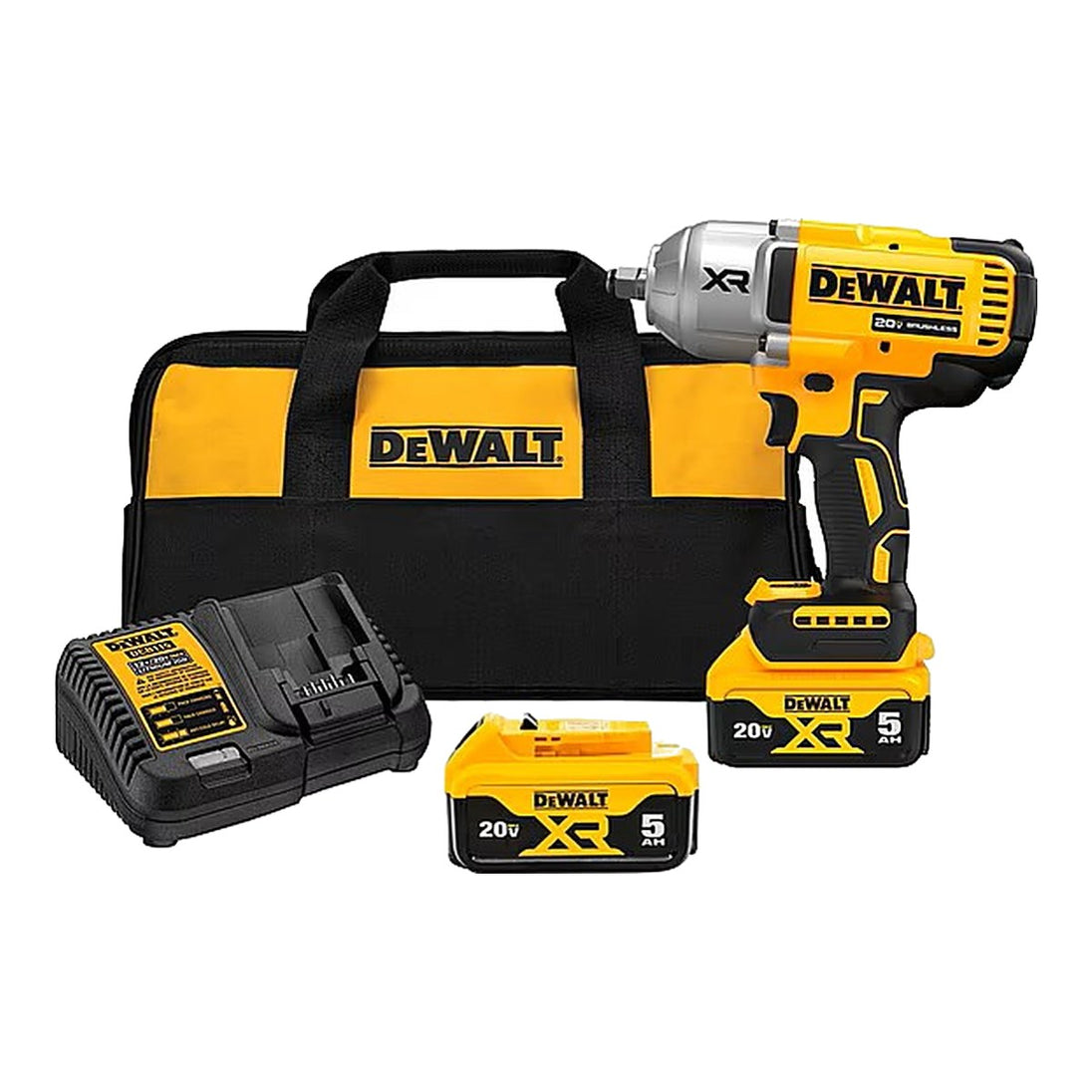 DeWalt DCF900P2 – 20V 1/2" Cordless Impact Wrench Kit, 2 x 5.0Ah