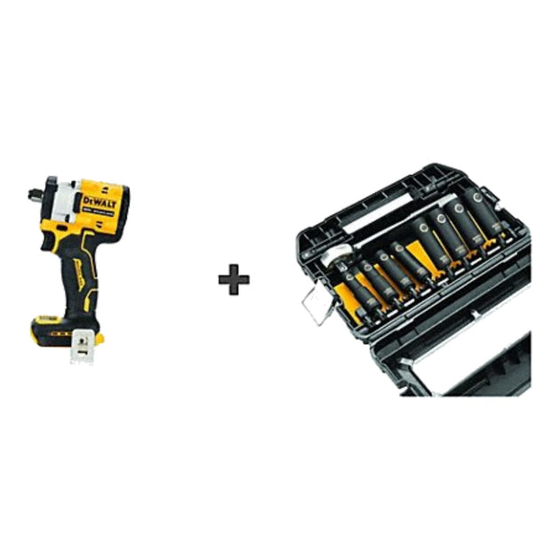 DeWalt DCF911P2 – Impact Wrench Kit – 112 In Square Drive Size, 221 Ft-Lb Fastening Torque