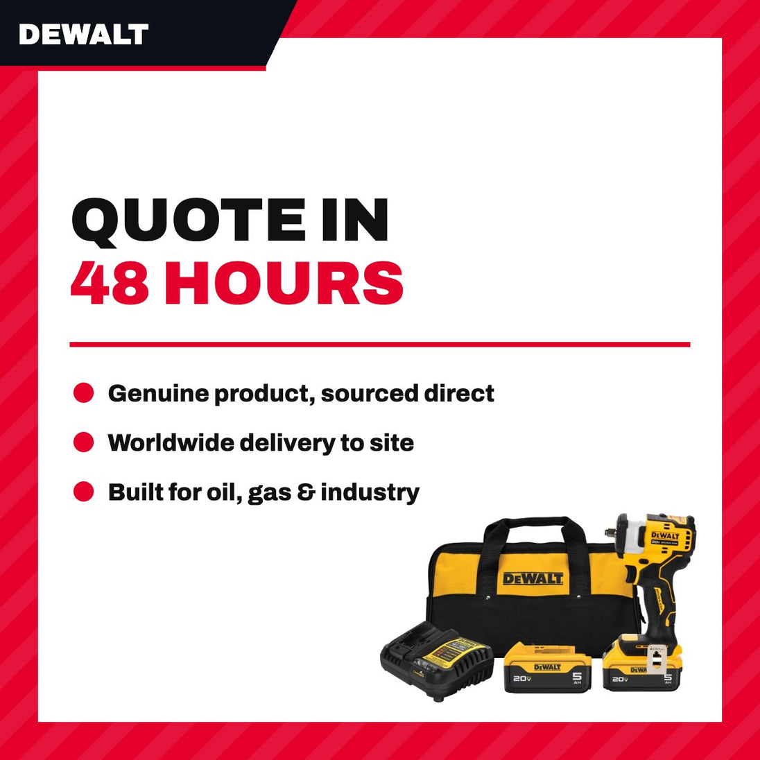 DeWalt DCF913P2 – 20V Max* 3/8 In. Cordless Impact Wrench With Hog Ring Anvil Kit