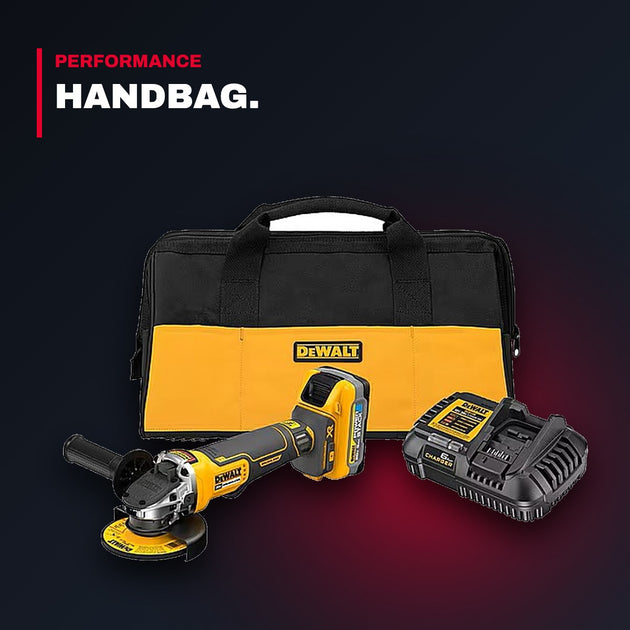 DeWalt DCG413H1 – 20V MAX XR Brushless 4-1/2" Paddle Switch Angle Grinder Kit